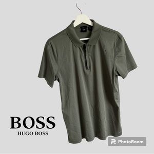 Men’s Hugo Boss Polo - Size: M - Olive Green